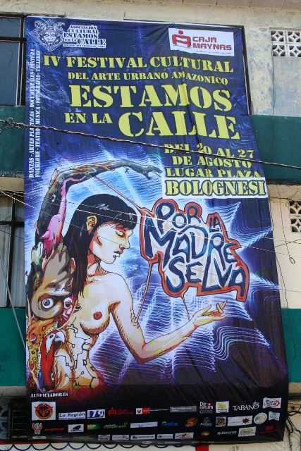 El Trópico efímero y vital: intervención artística urbana en Iquitos