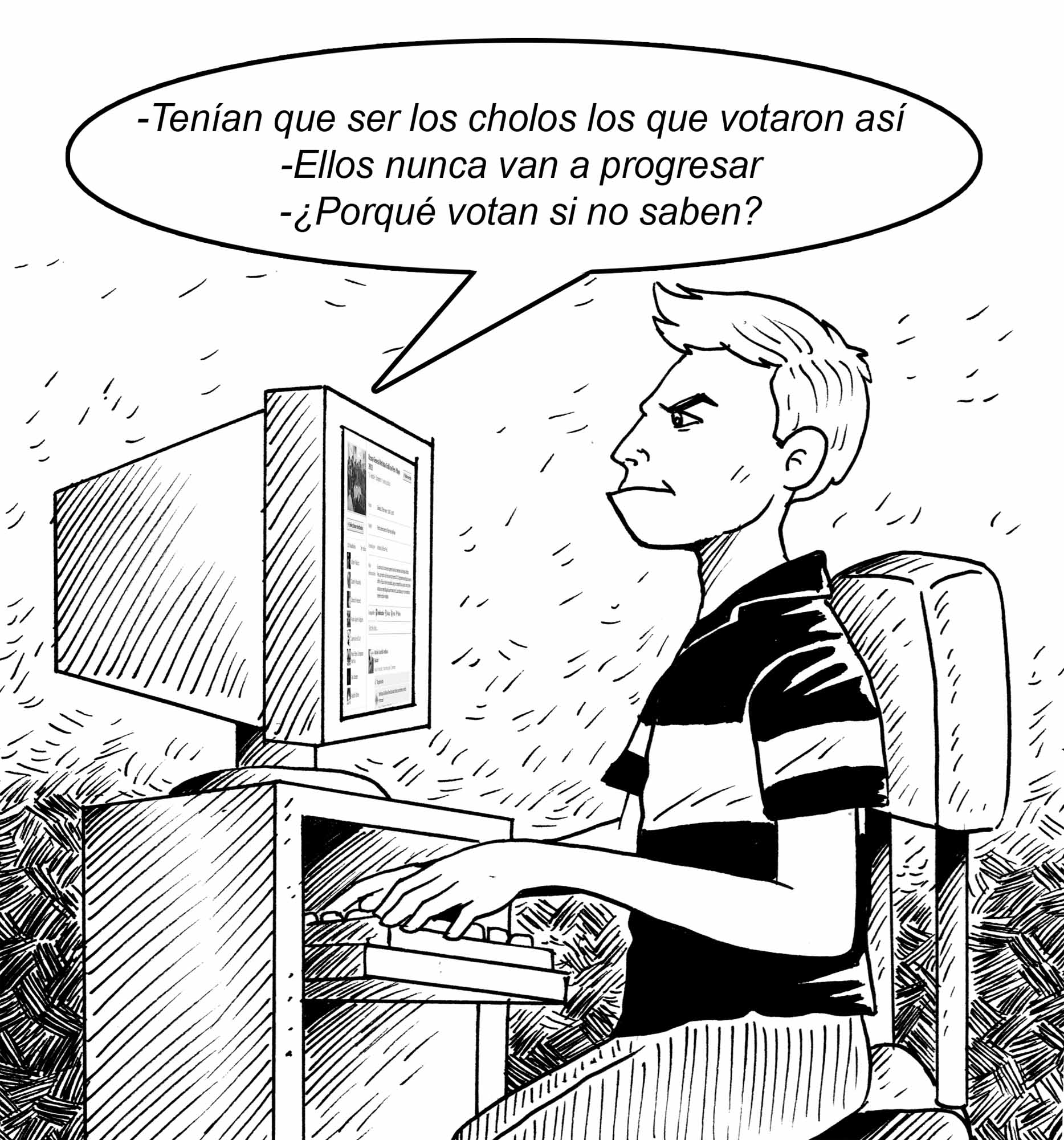 Detrás del escenario electoral