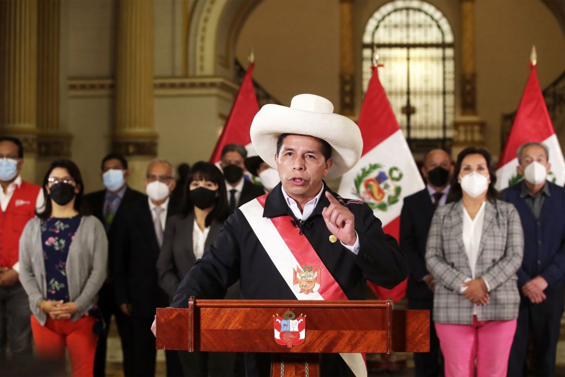 Primeros (¿y últimos?) meses del gobierno de Pedro Castillo